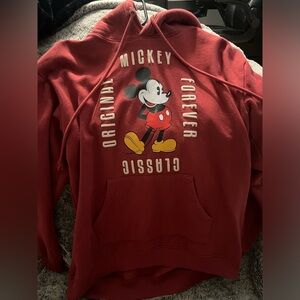 Red Classic Mickey Forever Hoodie